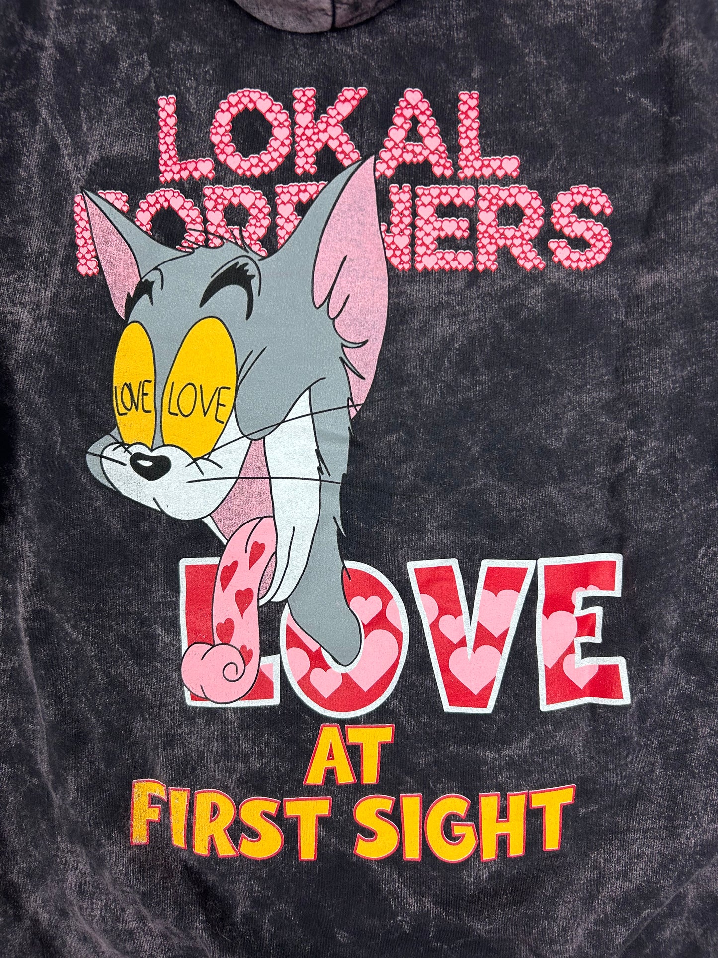 Stonewash Black Lokal Lovers Hoodie *Size XL