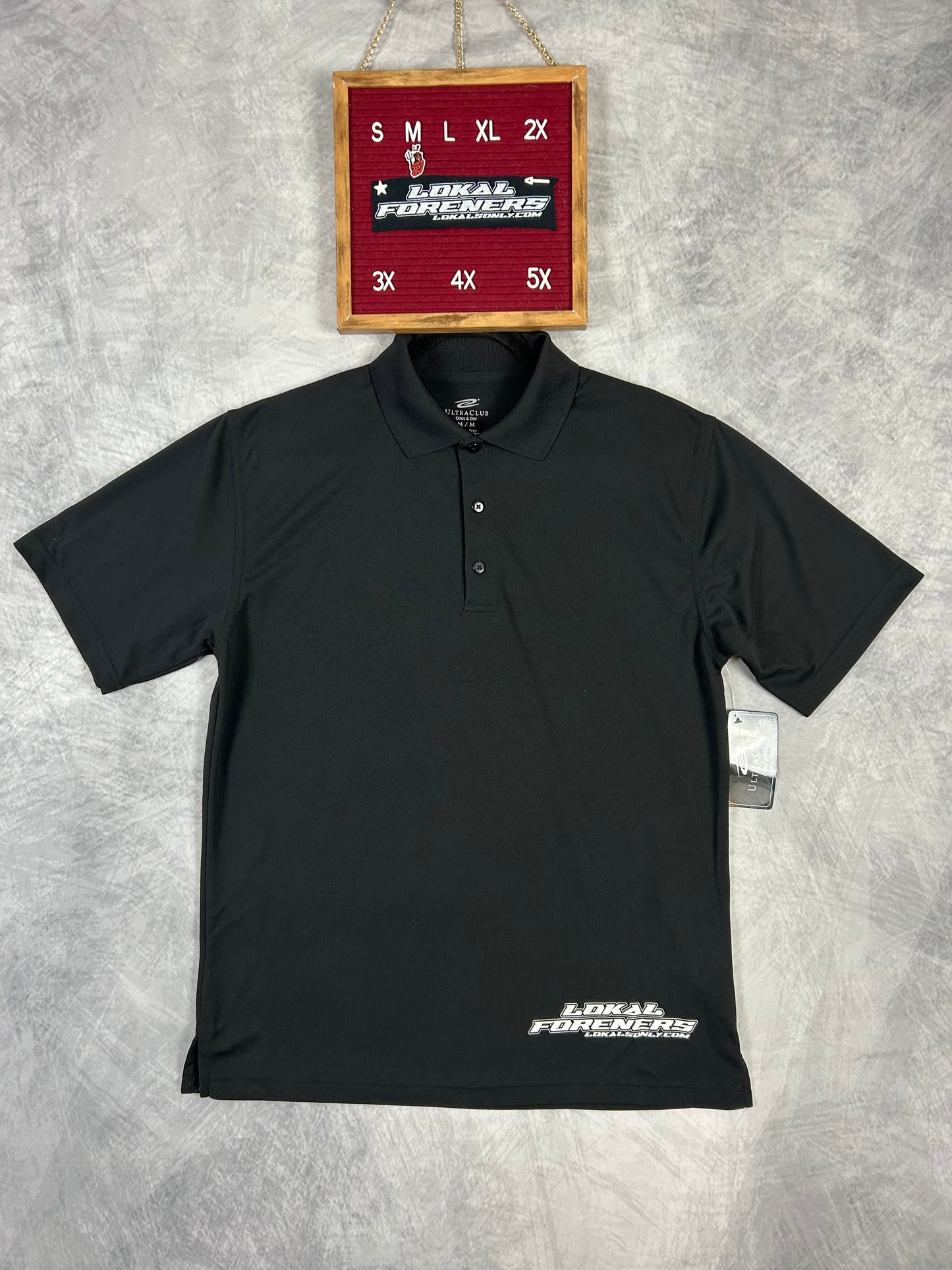 Black Ultra Club Button up (Medium)