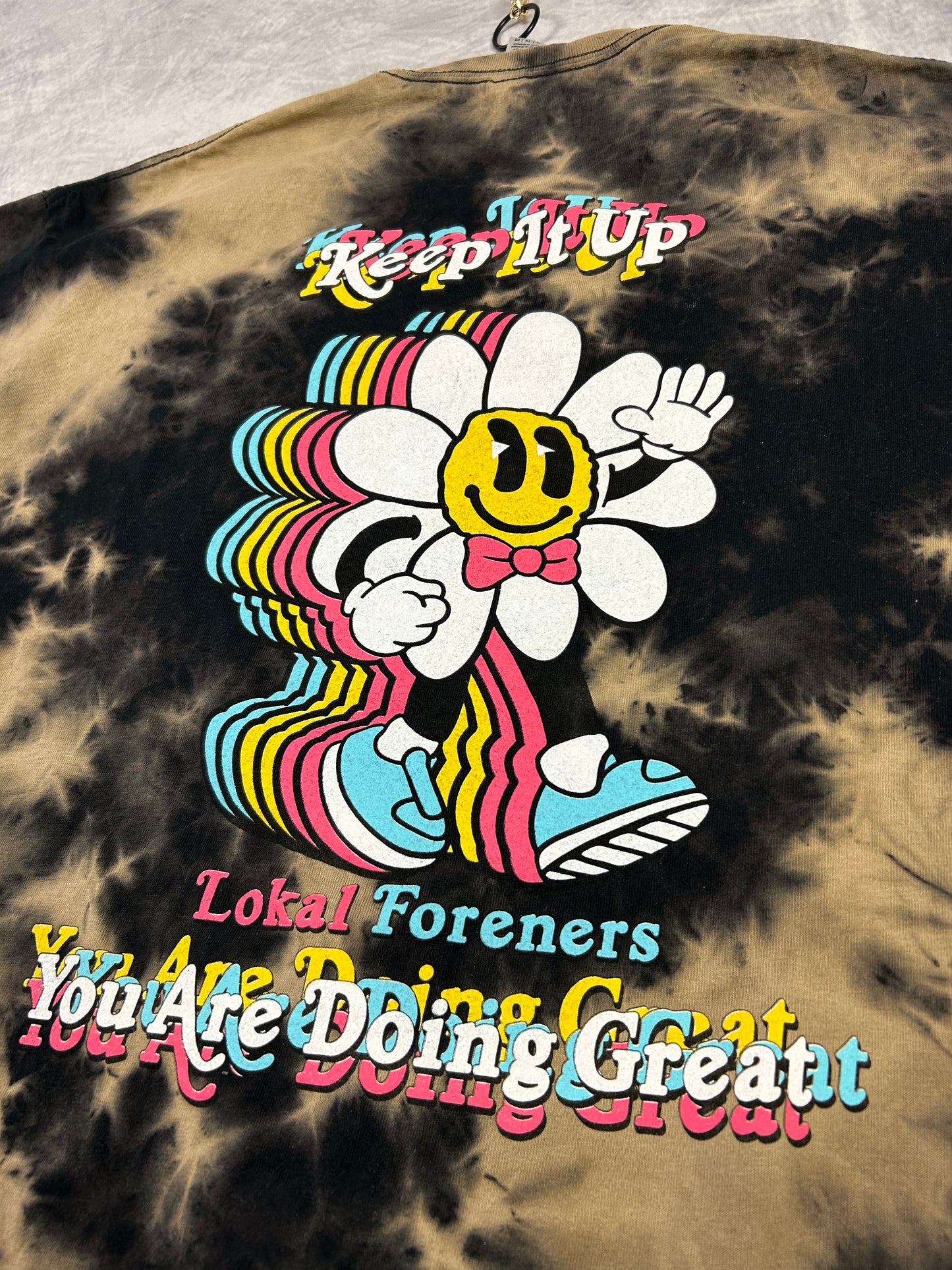 Flower Power Acid Wash T (XL)