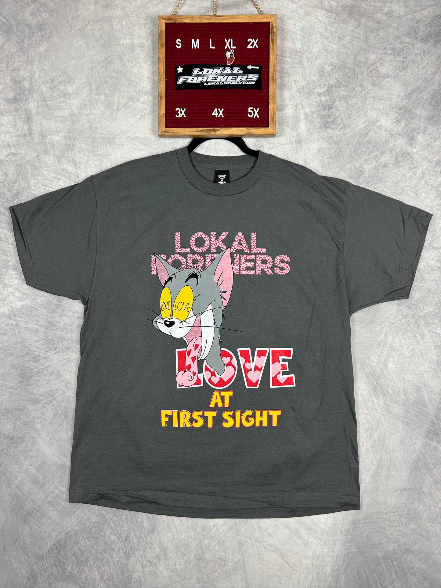 Lokal Lovers Charcoal T Shirt