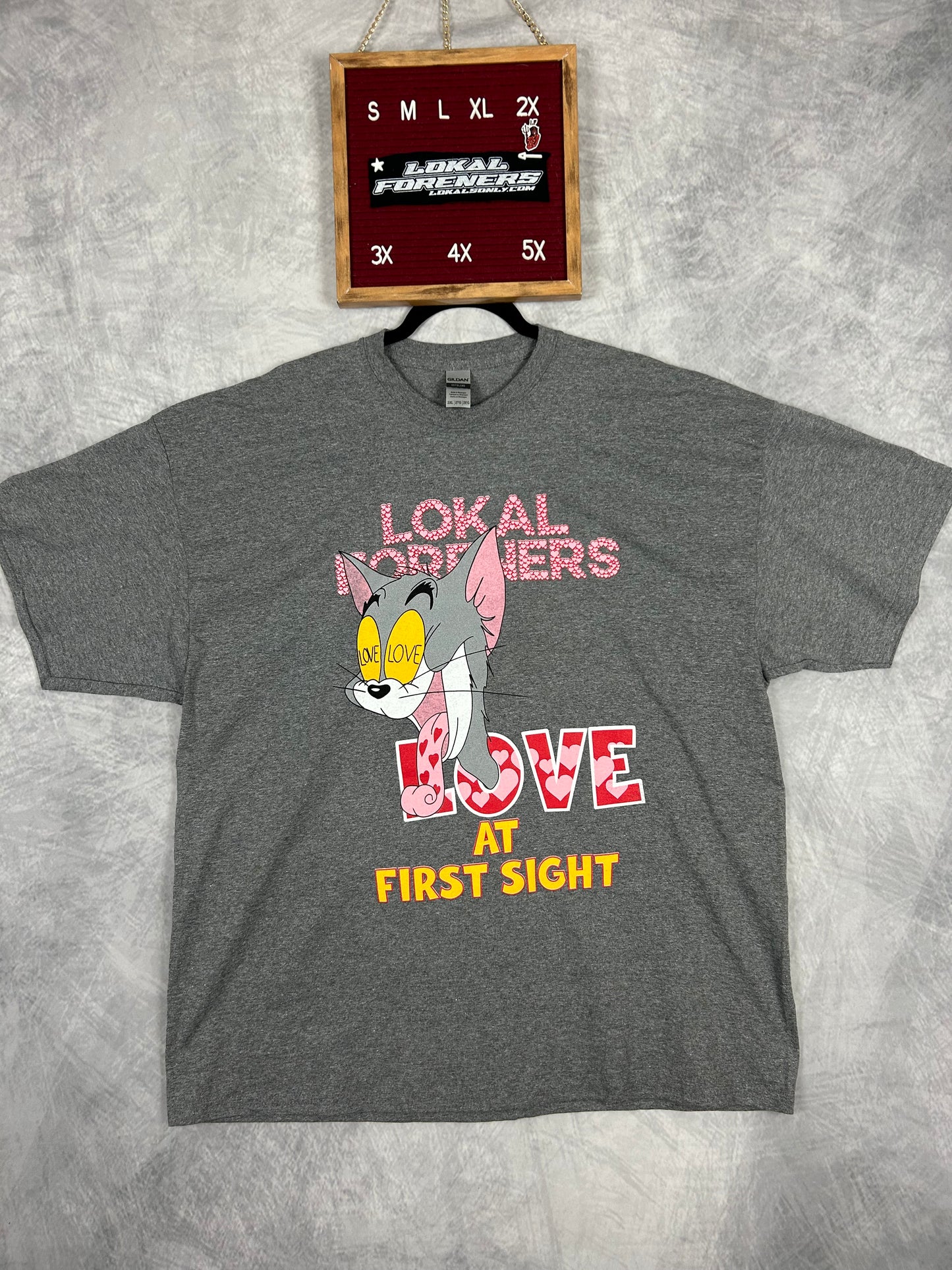 Lokal Lovers Heather Grey T Shirt