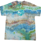 Blue White Future Wave Blue Green Tie Dye