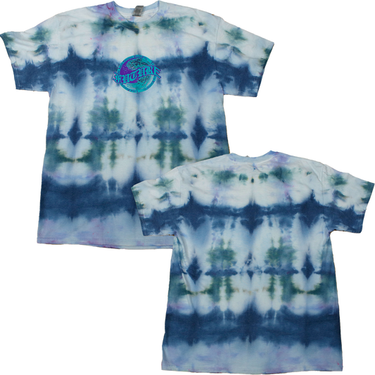 Blue Purple Future Wave Blue White Tie Dye