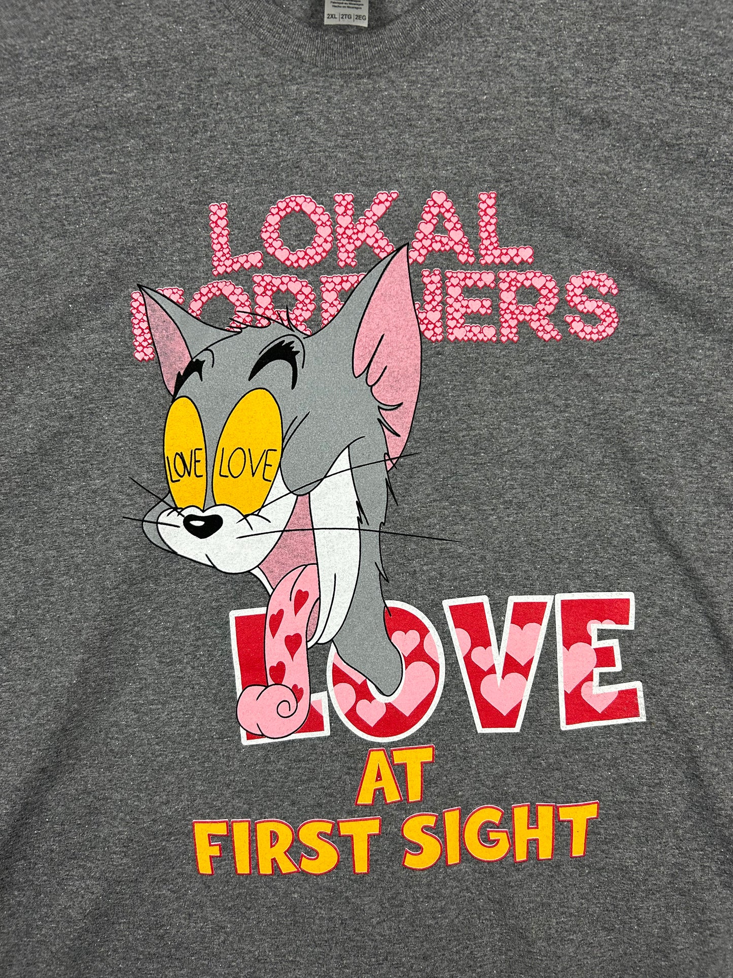 Lokal Lovers Heather Grey T Shirt