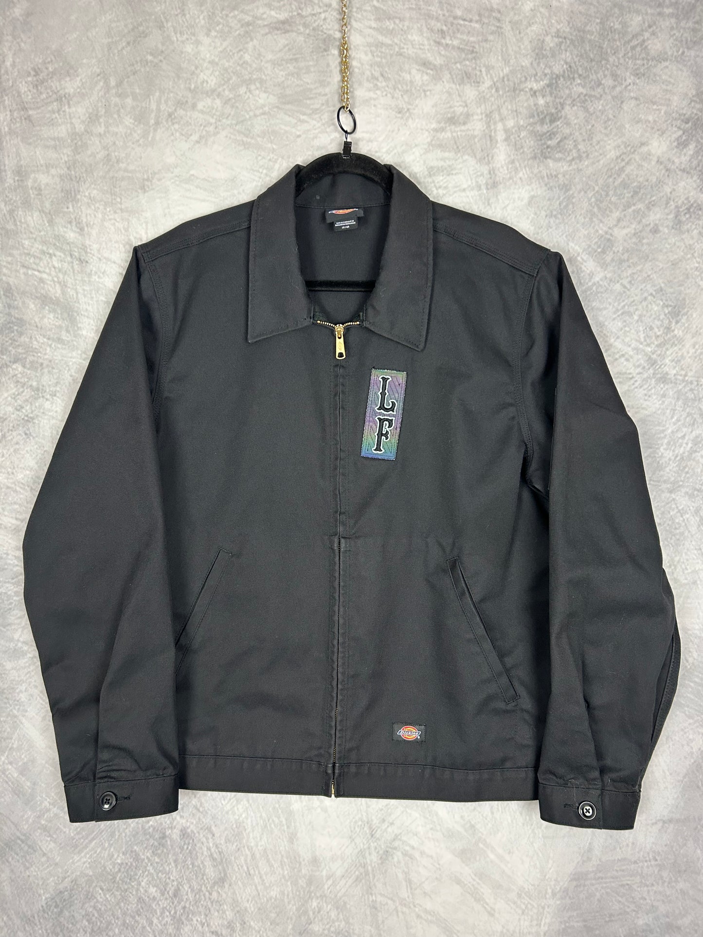 Custom Black LF Dickies Eisenhower Freakshow Jacket *Size L