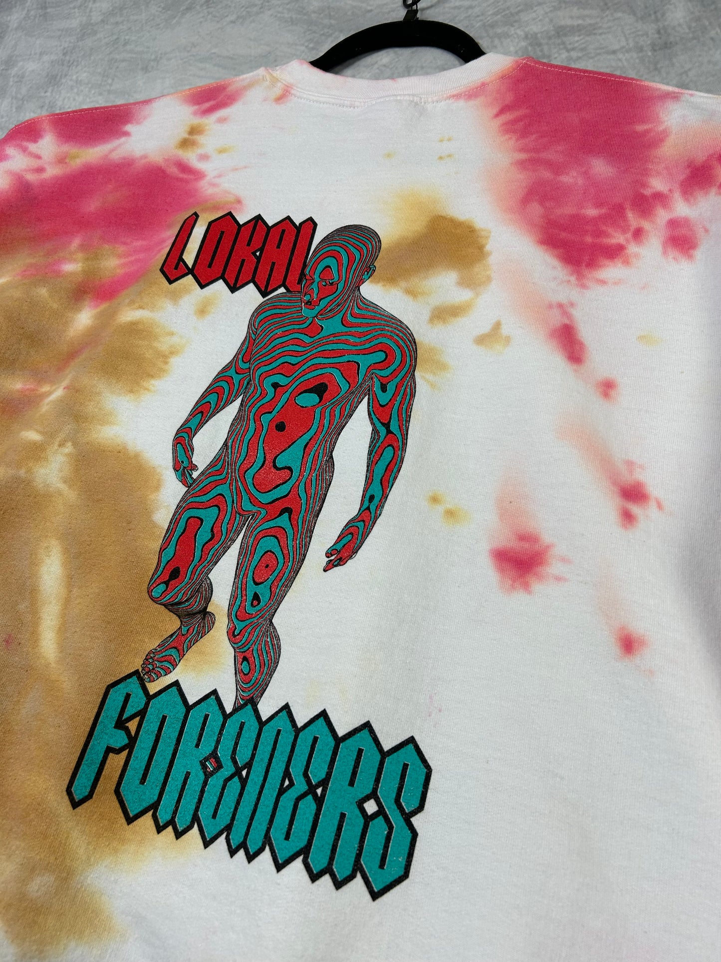 3D Optics Tie Dye Crewneck