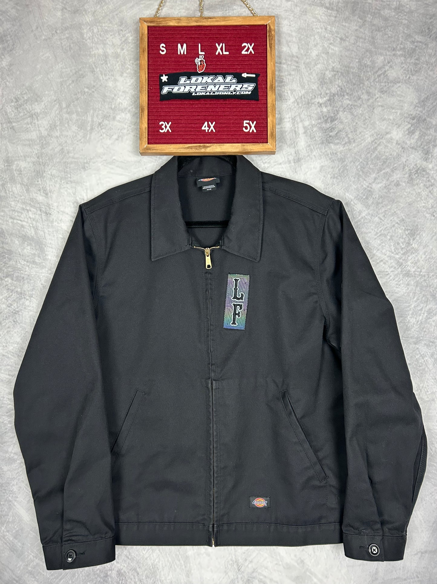Custom Black LF Dickies Eisenhower Freakshow Jacket *Size L