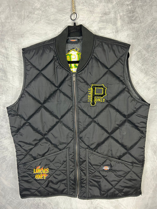 Dragon Claw Black Dickies Diamond Puffer Vest (XL)