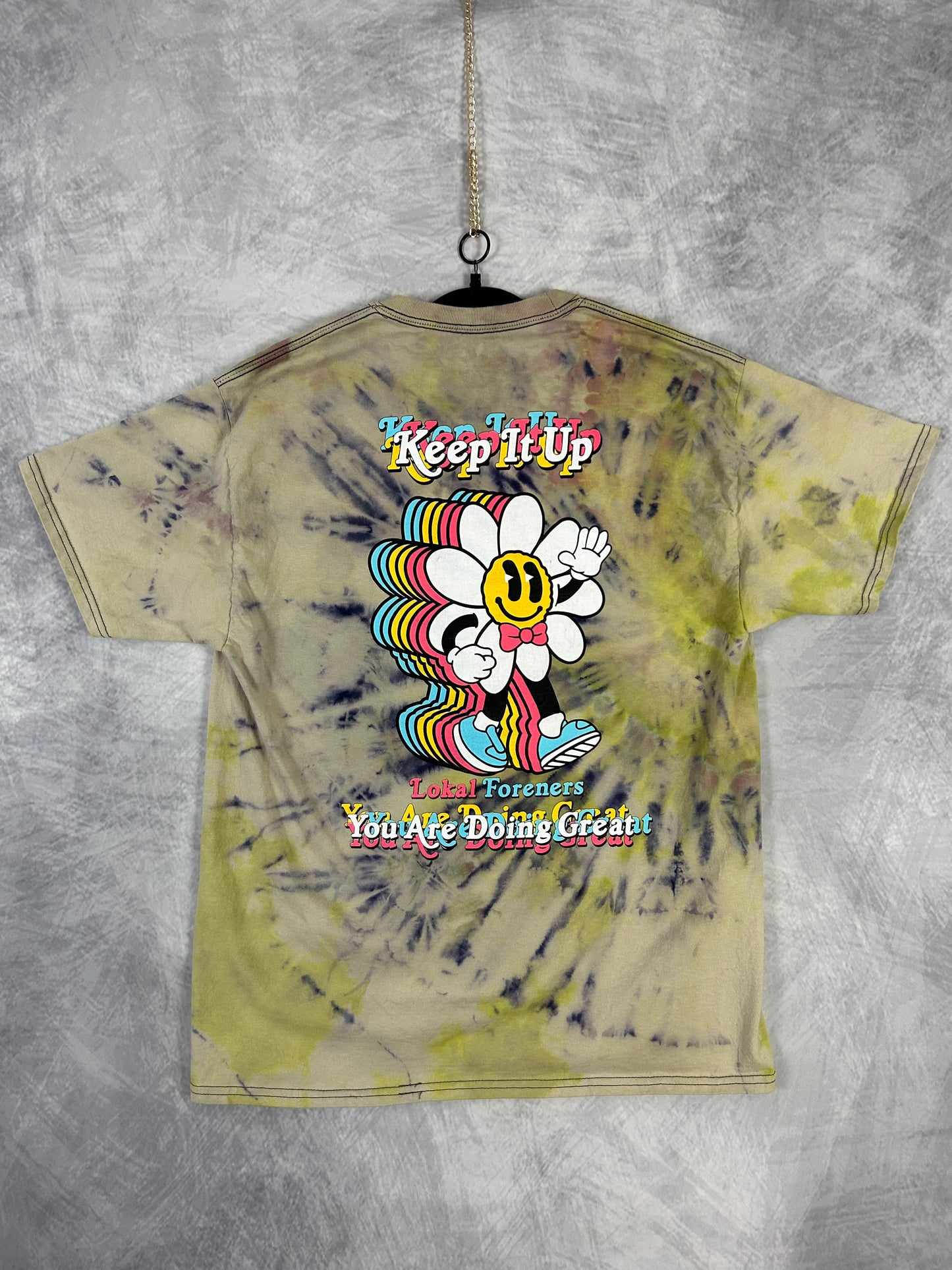 Flower Power Tie Dye T Shirt