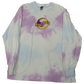 Yellow Purple Future Wave Purple White Tie Dye - Long Sleeve