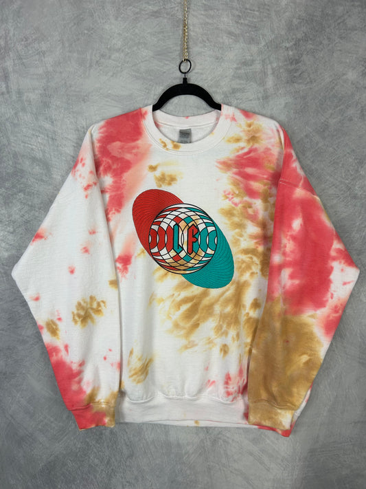 3D Optics Tie Dye Crewneck