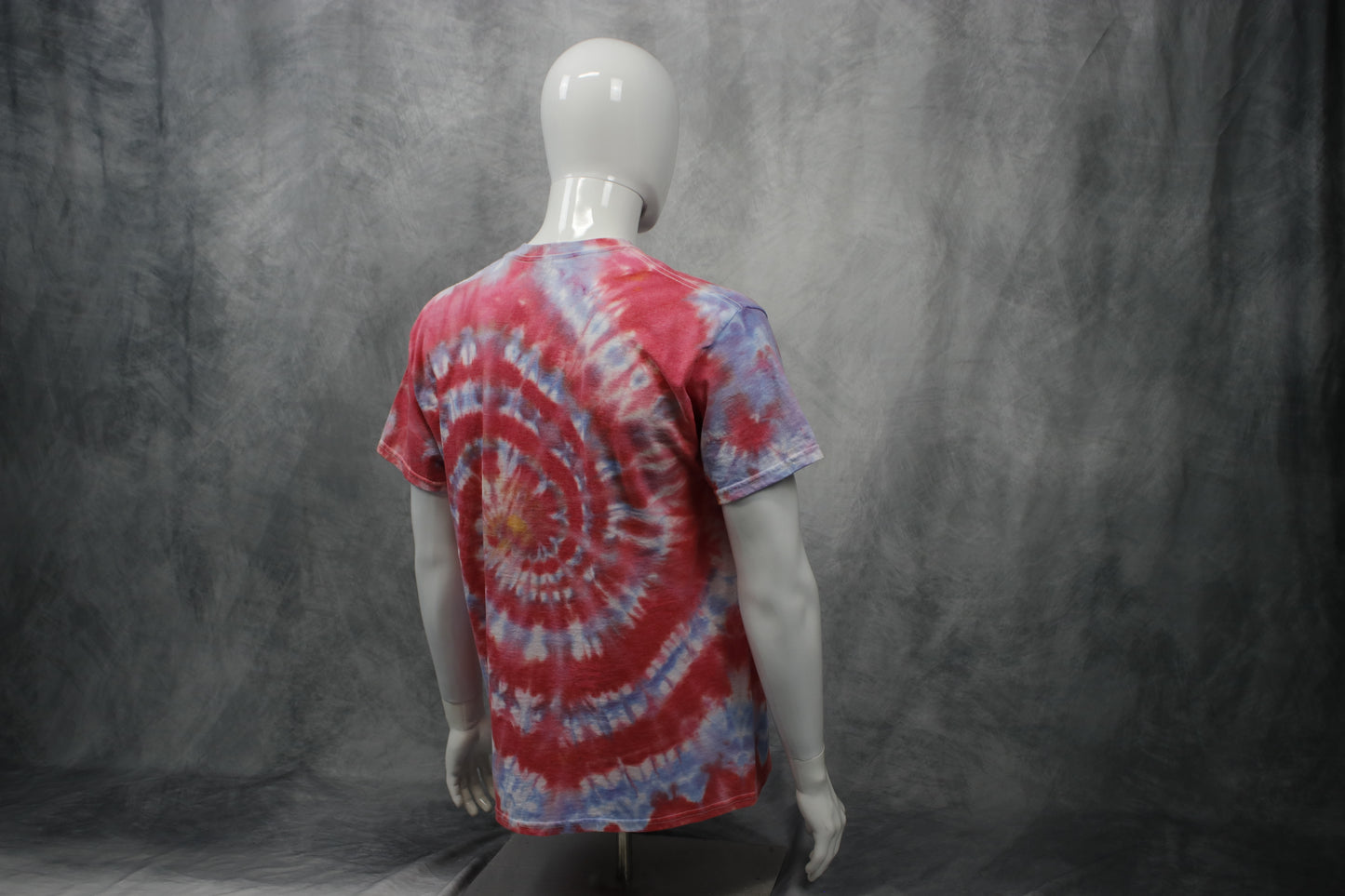 Blue Red Future Wave Tie Dye