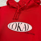 THERMO INK Classic LF Premium Red Hoodie (Large)