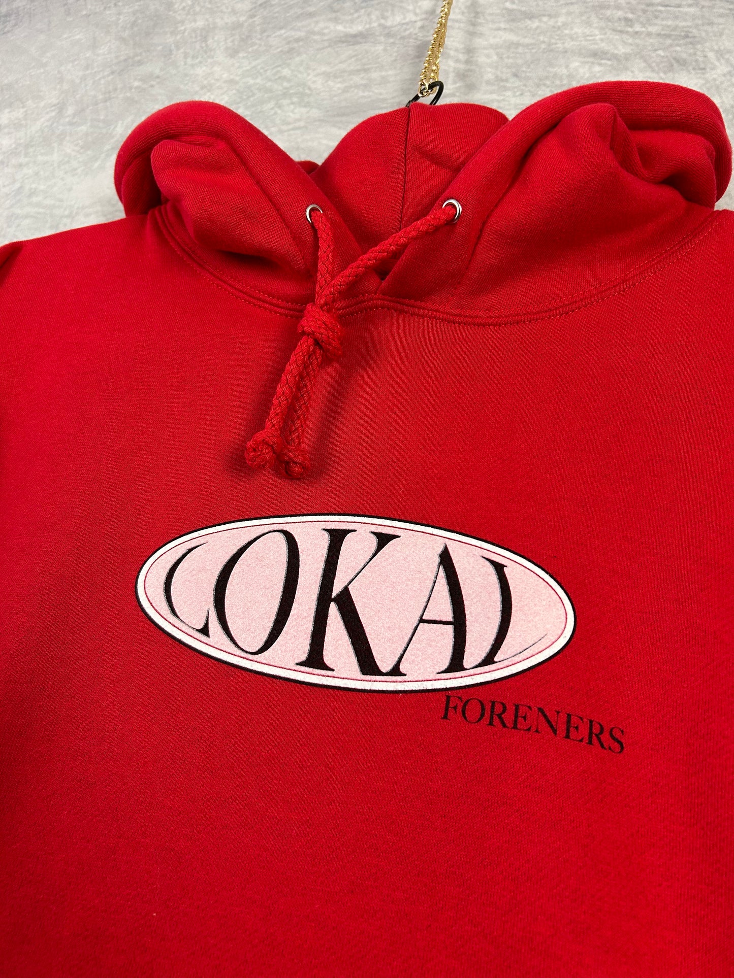 THERMO INK Classic LF Premium Red Hoodie (Large)