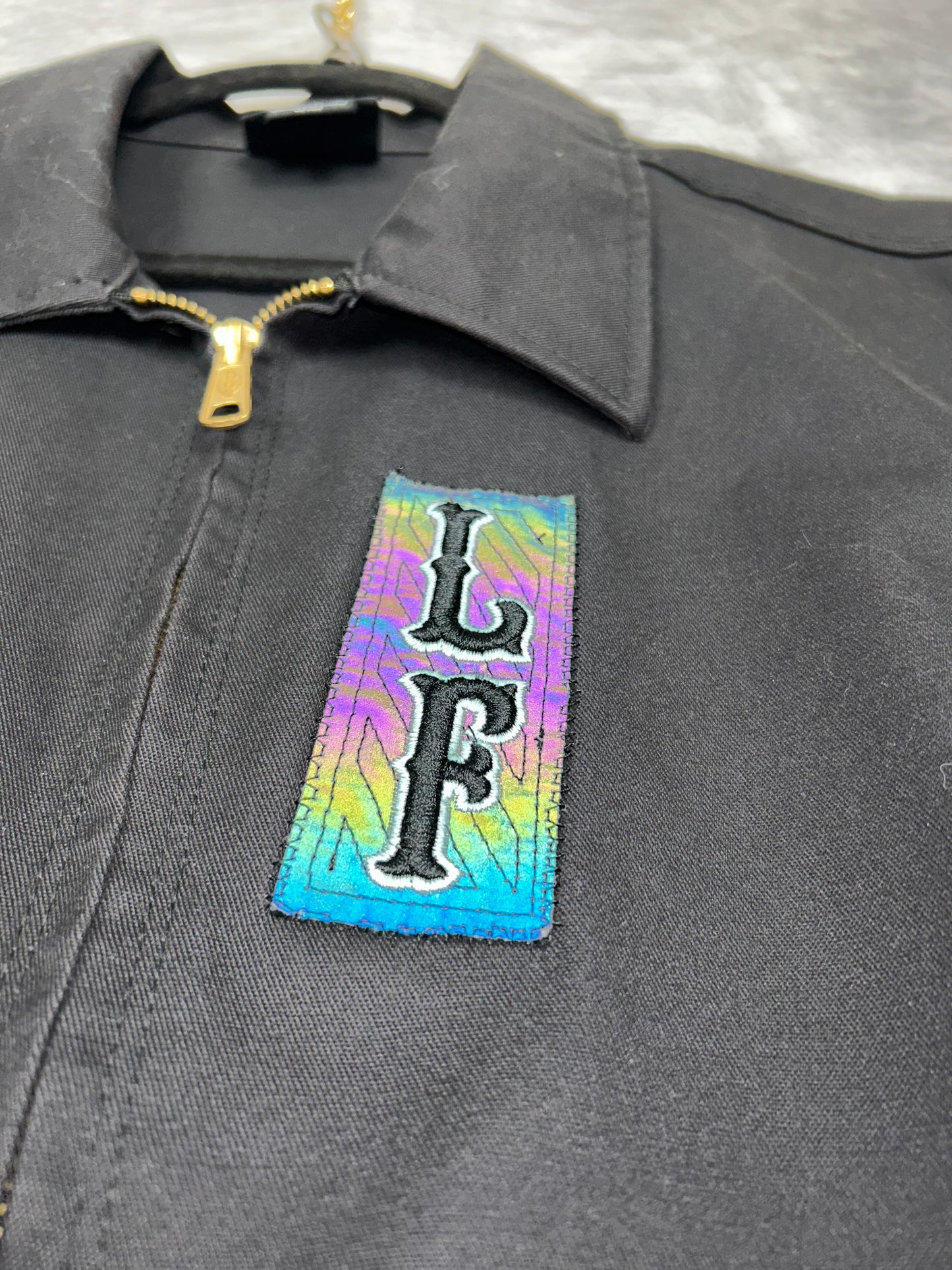 Custom Black LF Dickies Eisenhower Freakshow Jacket *Size L