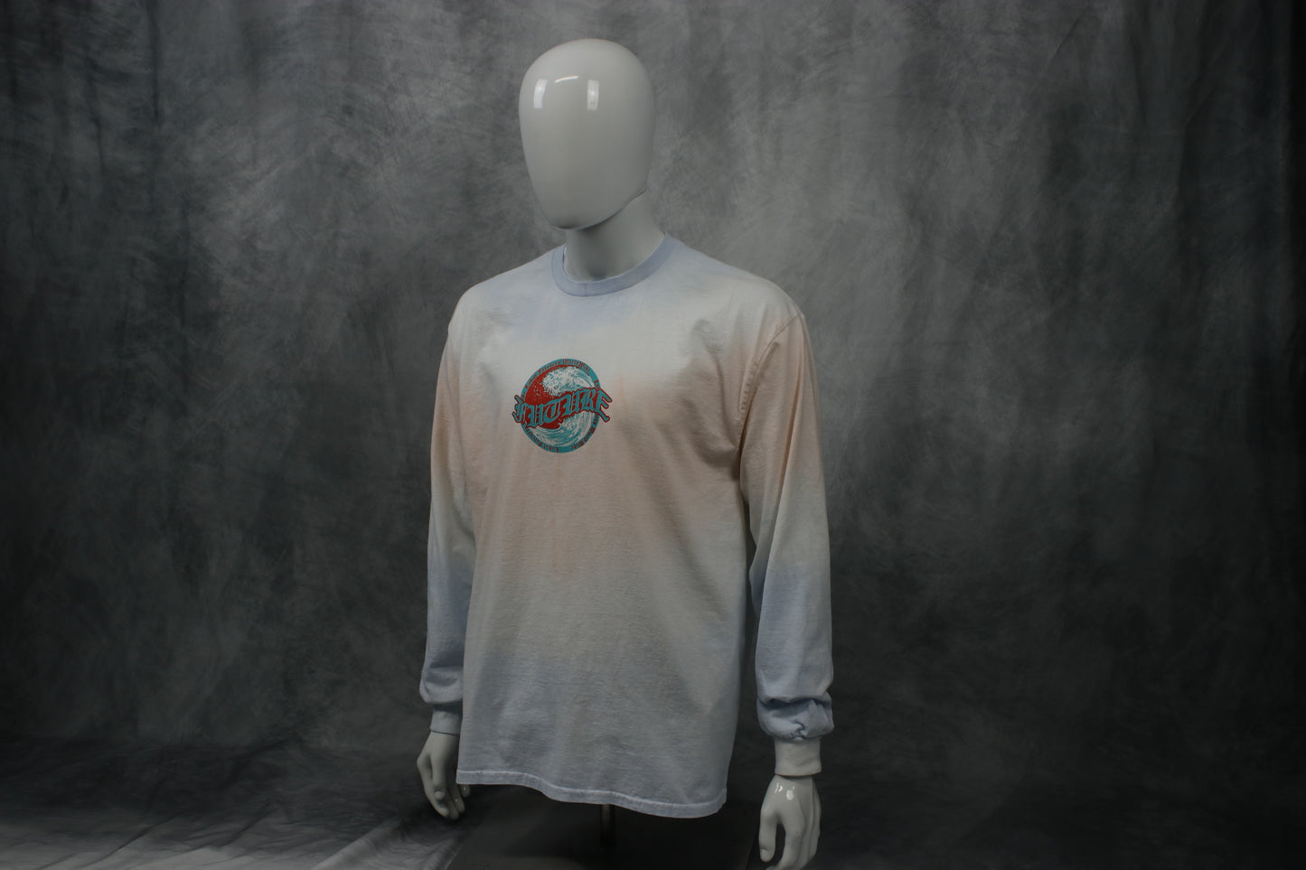 Blue Peach Future Wave Blue Red Tie Dye