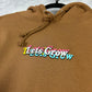 Flower Power Premium Brown Hoodie (Medium)