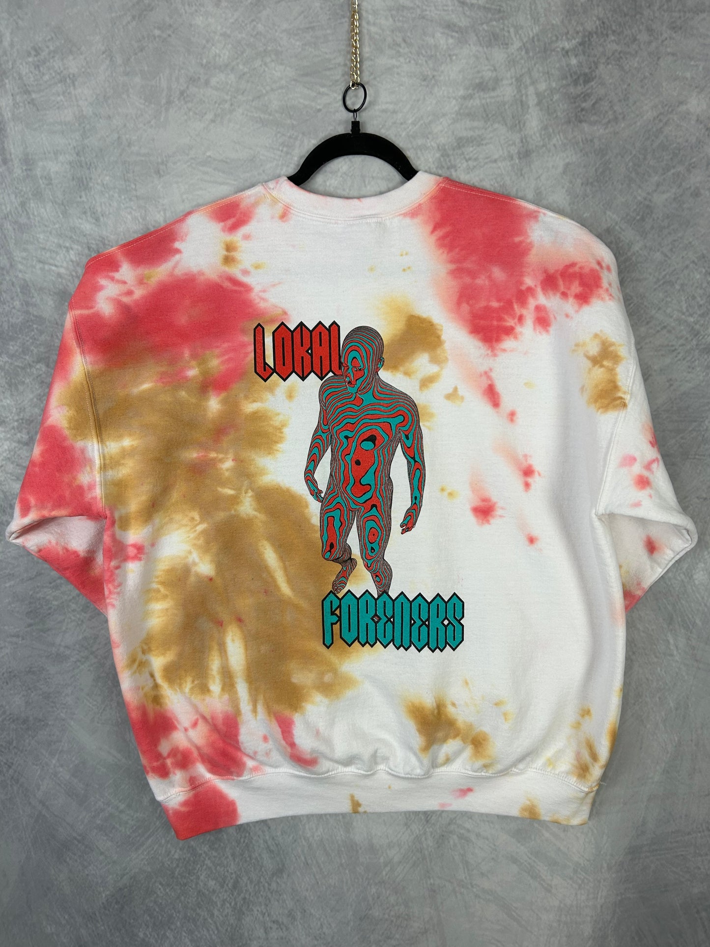 3D Optics Tie Dye Crewneck