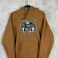 Disassociated Premium Brown Hoodie (Medium)