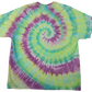 Yellow Purple Future Wave Purple Green Tie Dye