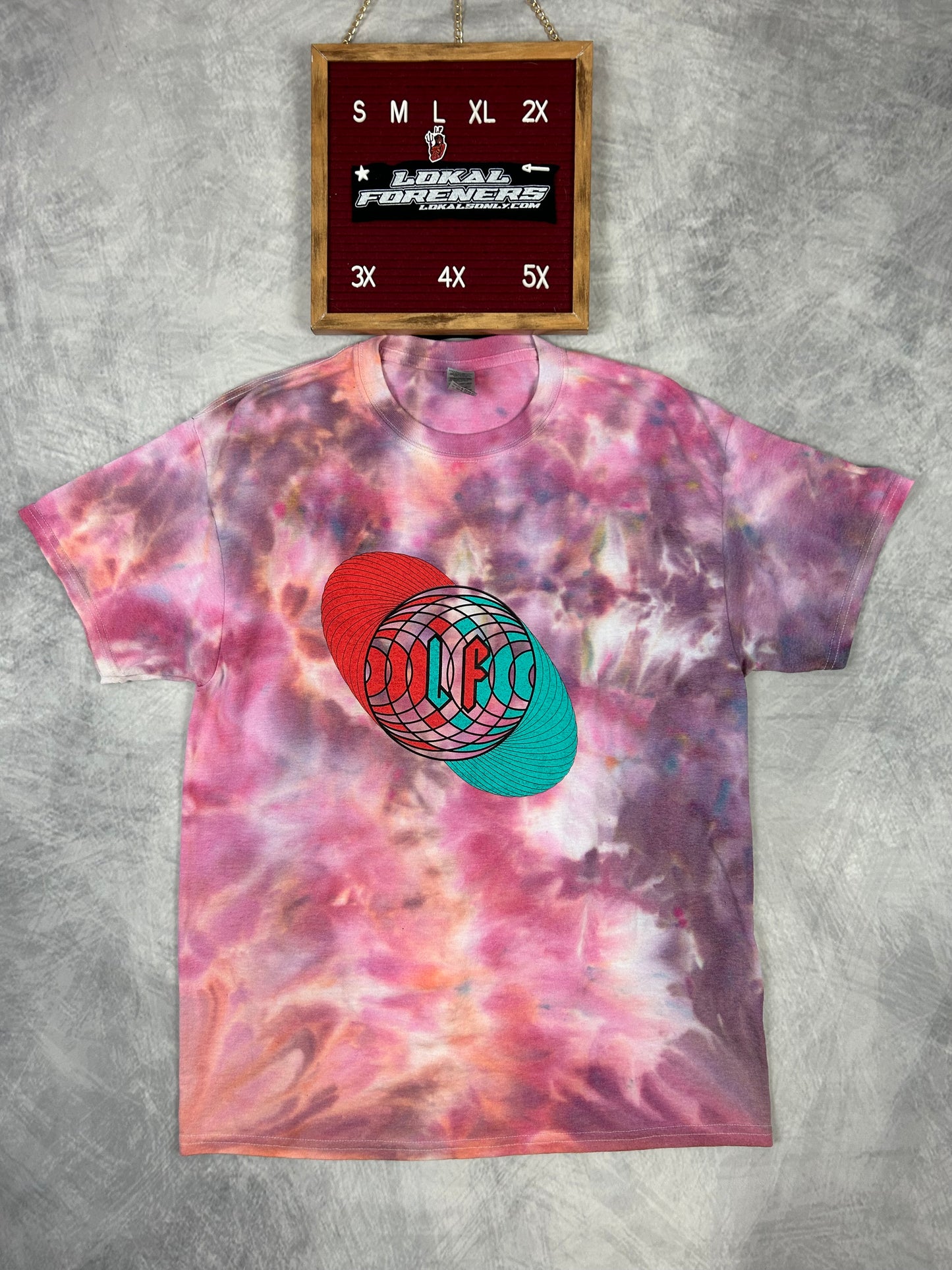 3D Optics Tie Dye T Shirt