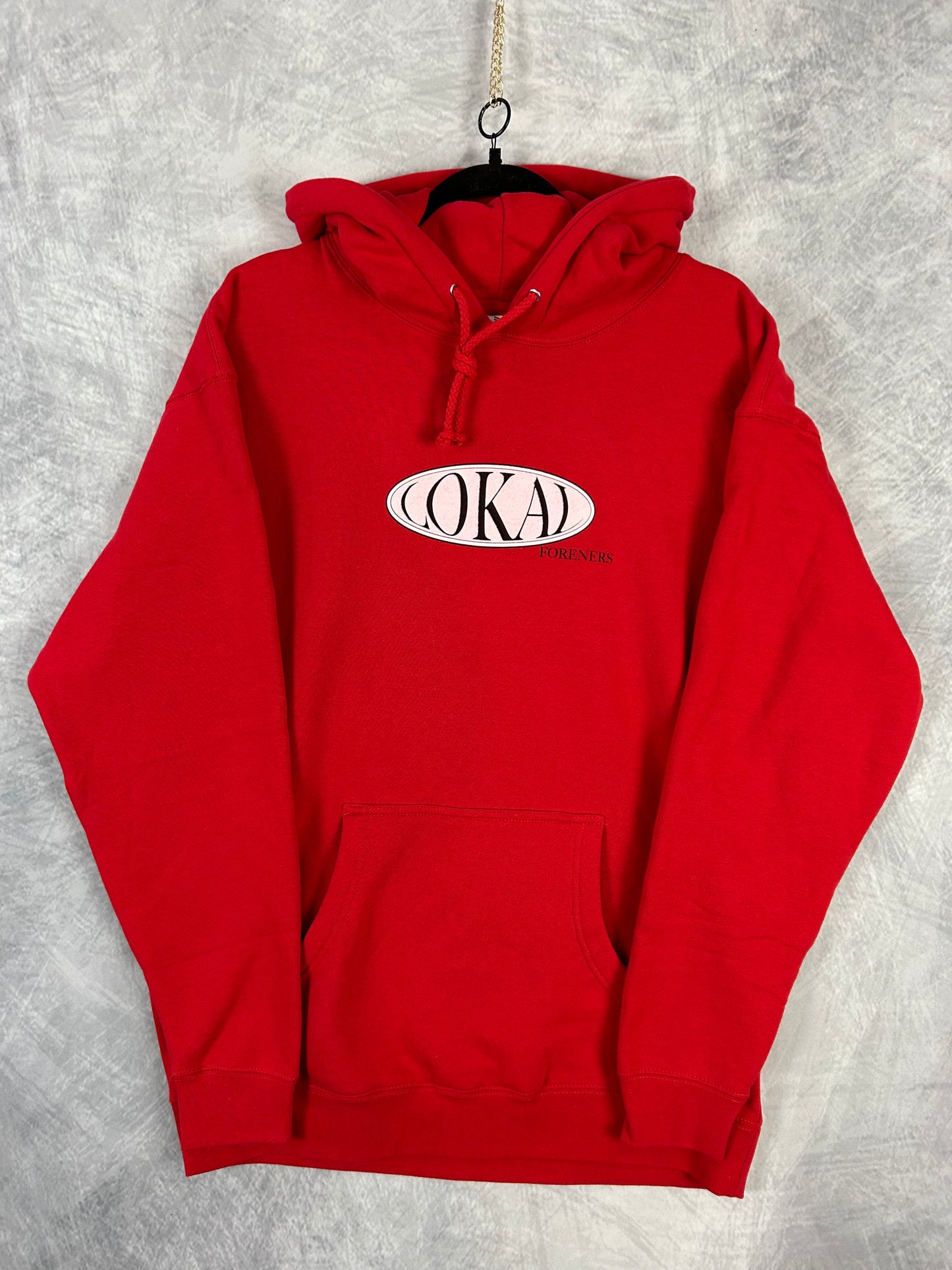 THERMO INK Classic LF Premium Red Hoodie (Large)