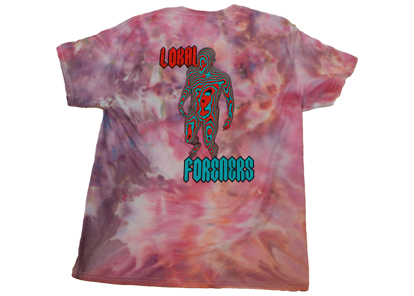 3D Optics Tie Dye Pink