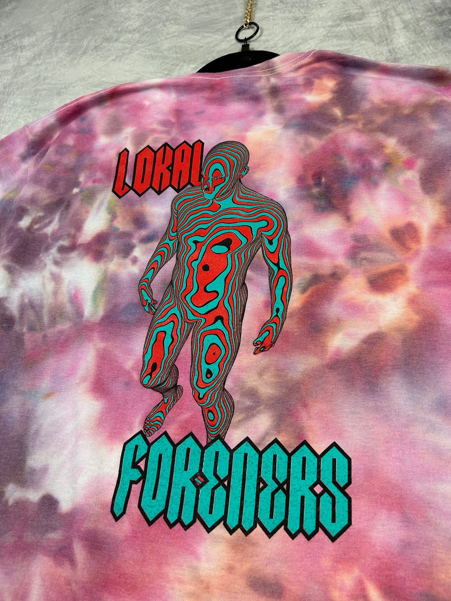 3D Optics Tie Dye T Shirt