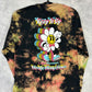 Flower Power Reverse Tie Dye Long Sleeve (Large)