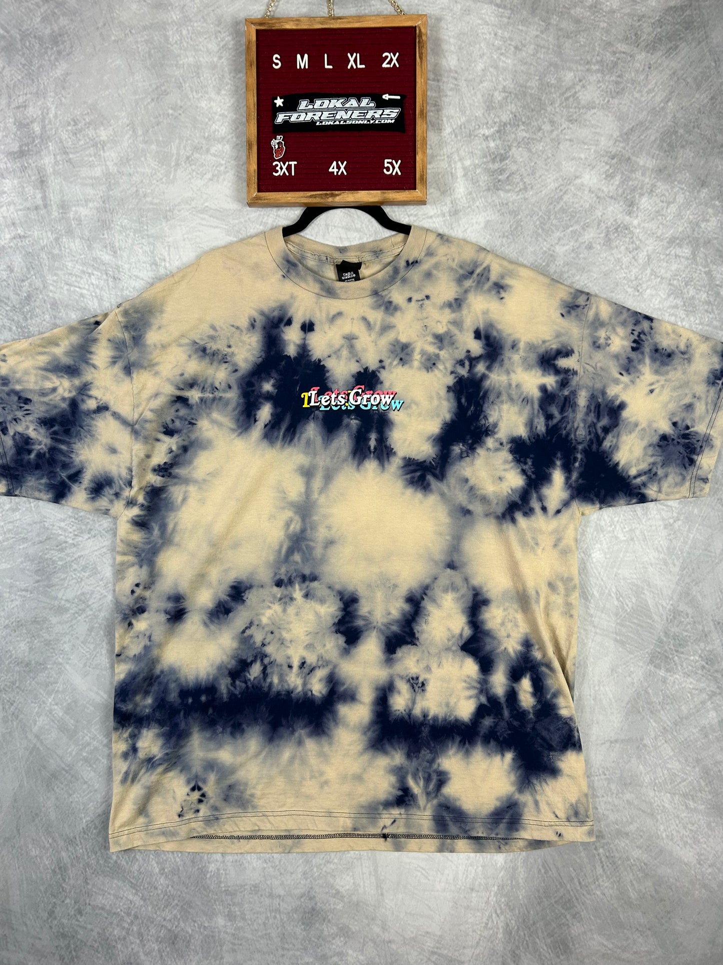 Flower Power Acid Wash T (3X Tall)