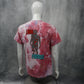 3D Optics Tie Dye Pink White