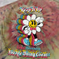 Flower Power Reverse Tie Dye (Large)