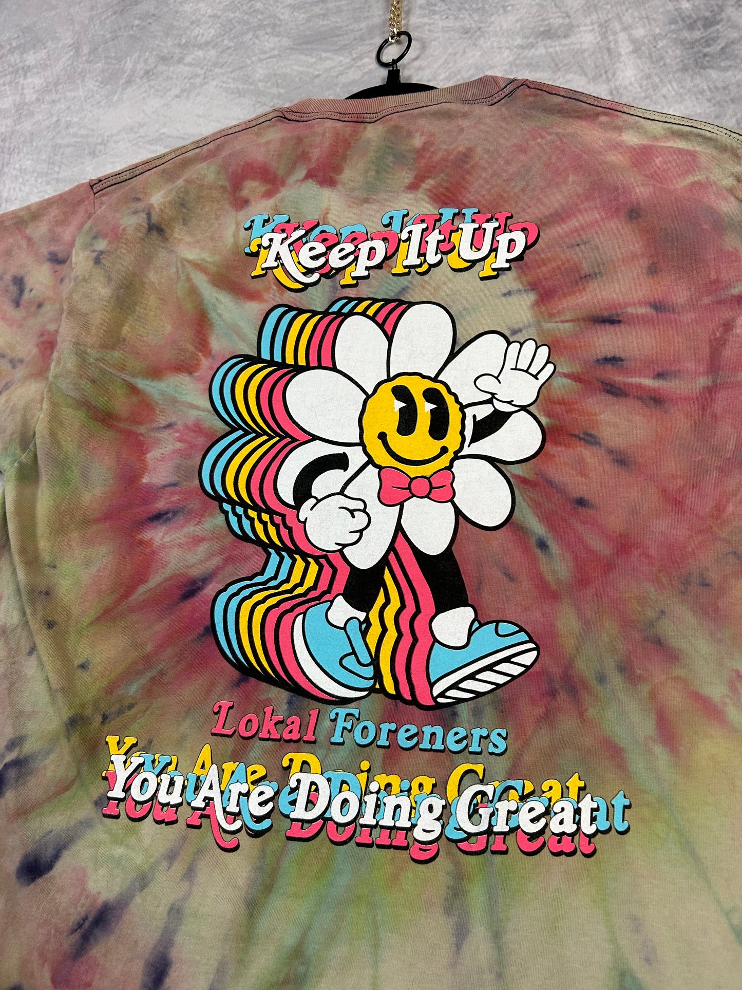 Flower Power Reverse Tie Dye (Large)