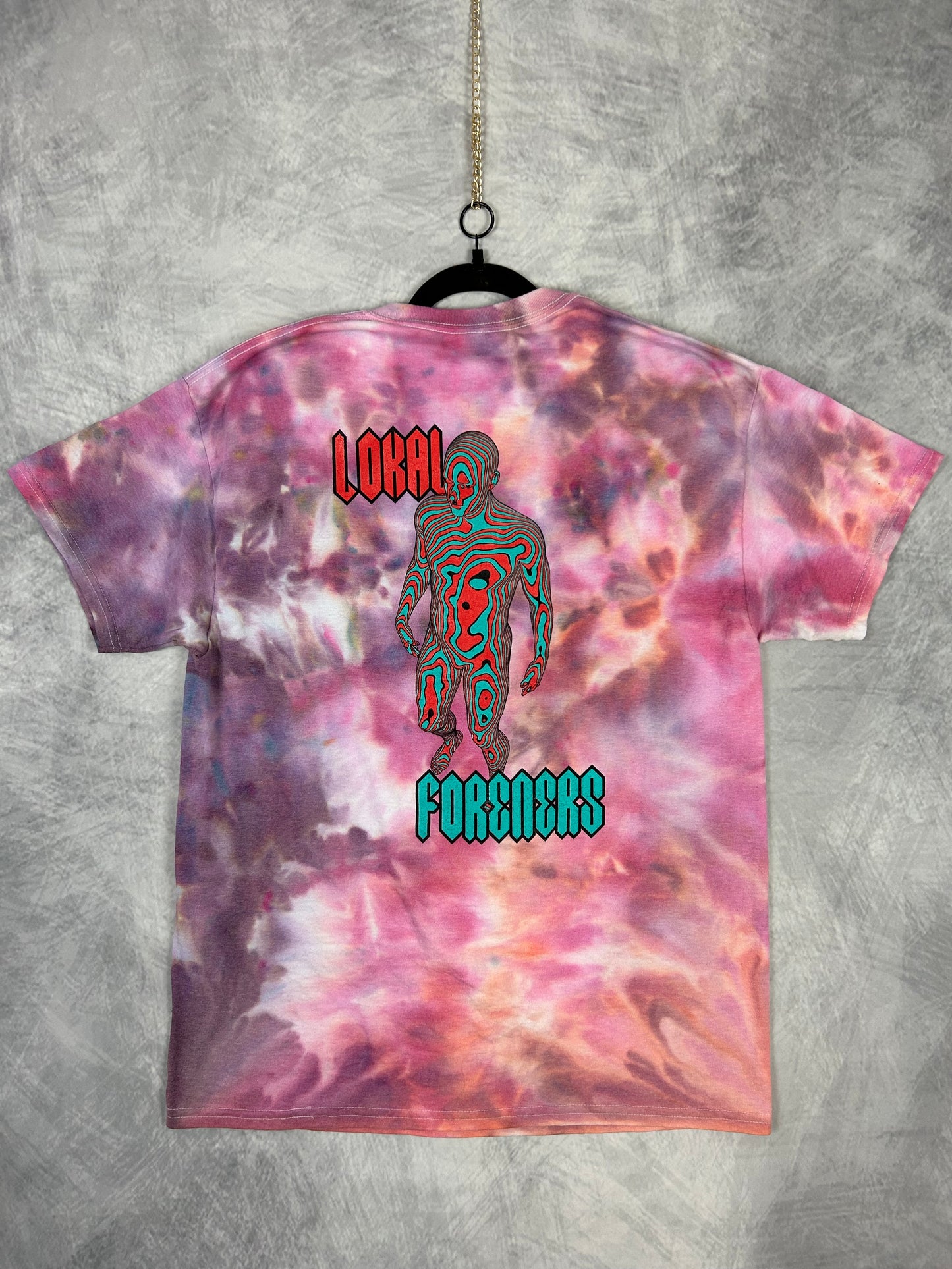 3D Optics Tie Dye T Shirt