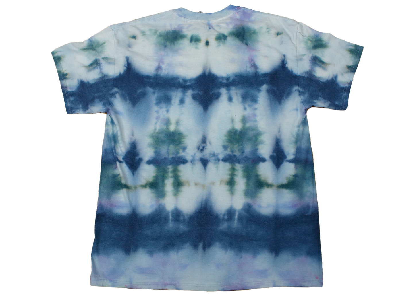 Blue Purple Future Wave Blue White Tie Dye