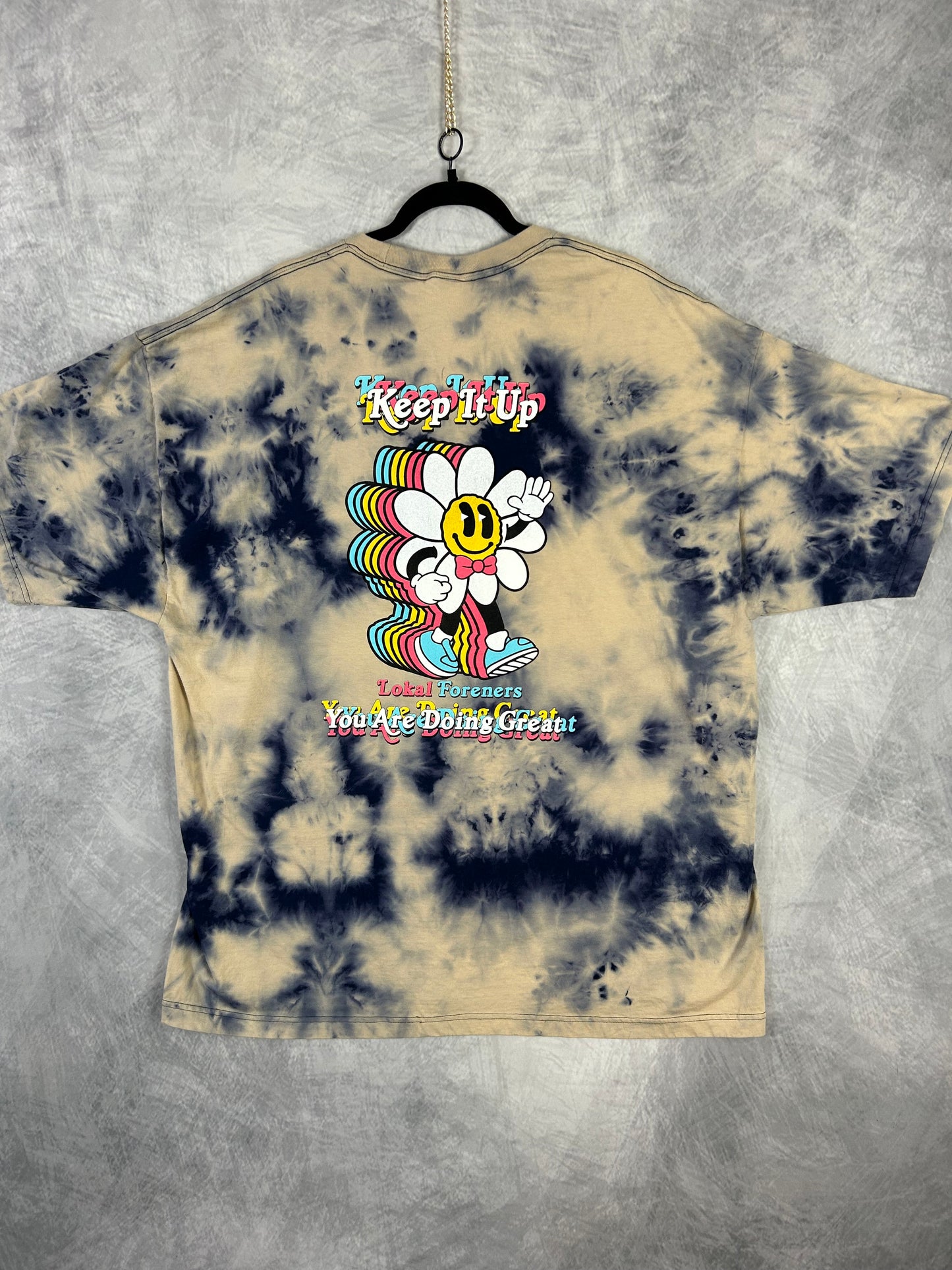 Flower Power Acid Wash T (3X Tall)