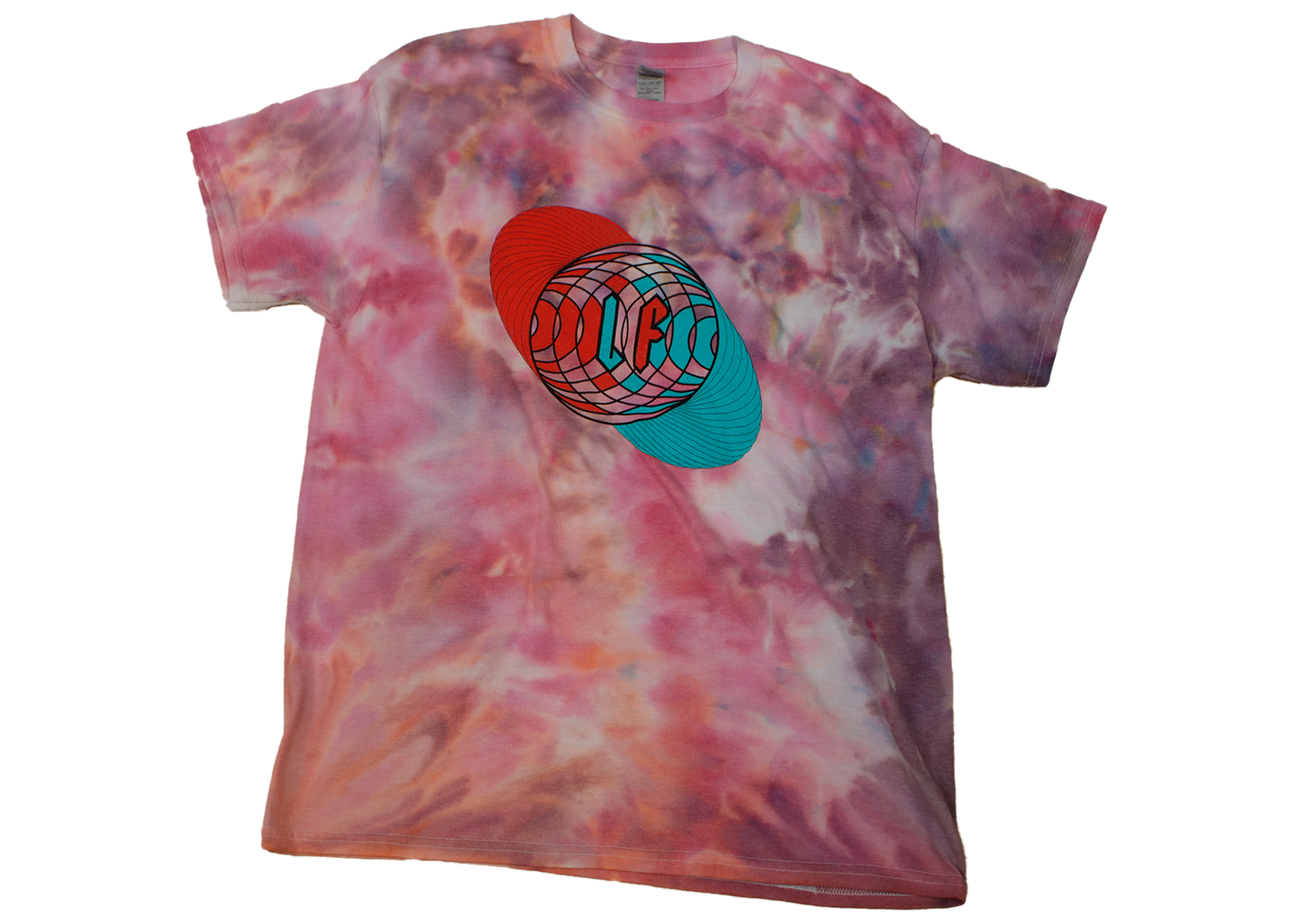 3D Optics Tie Dye Pink