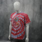 Blue Red Future Wave Tie Dye