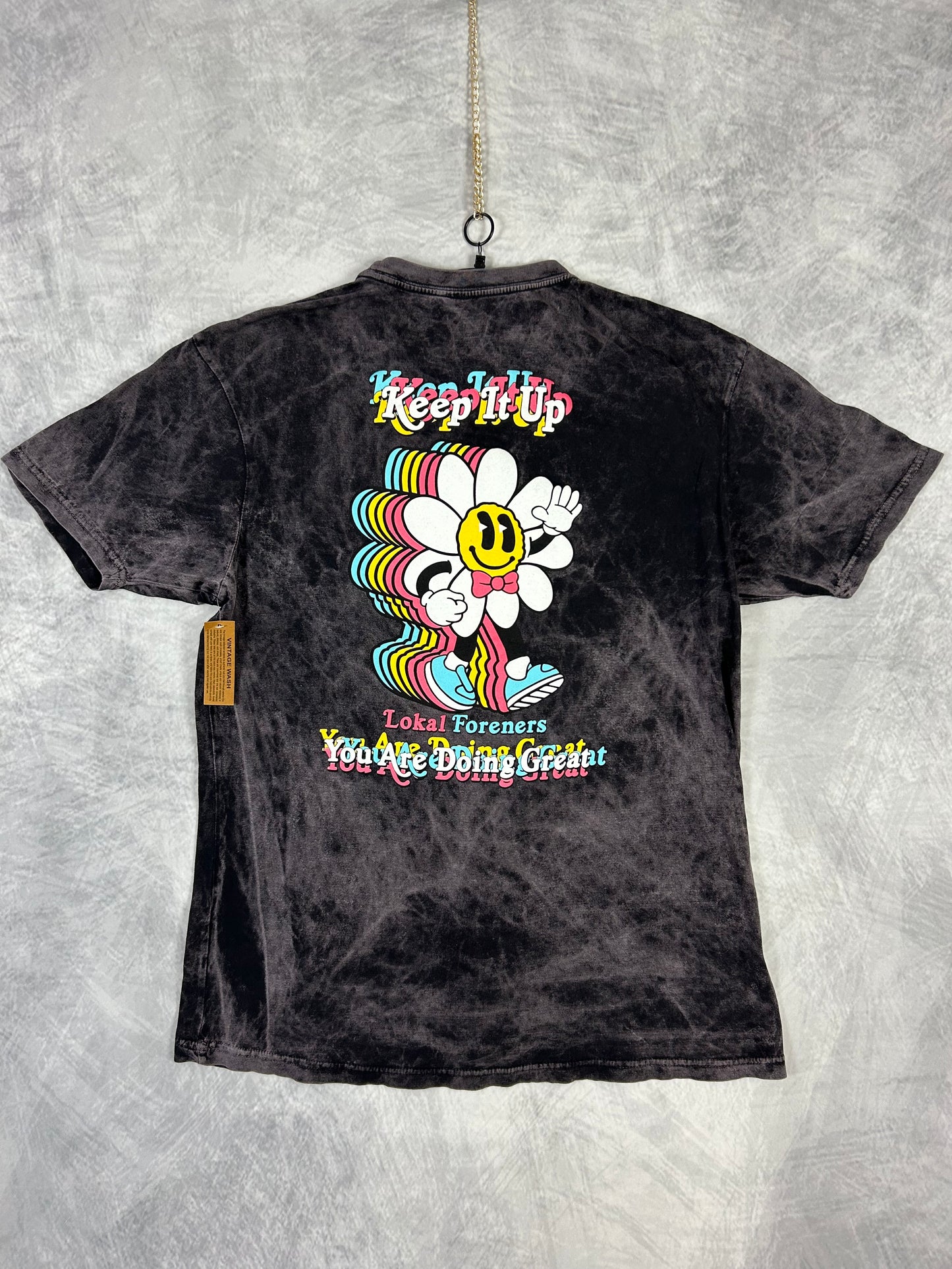 Flower Power Vintage Wash T