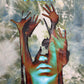 Custom Tie Dye Dickies Fisherman Vest *Size L