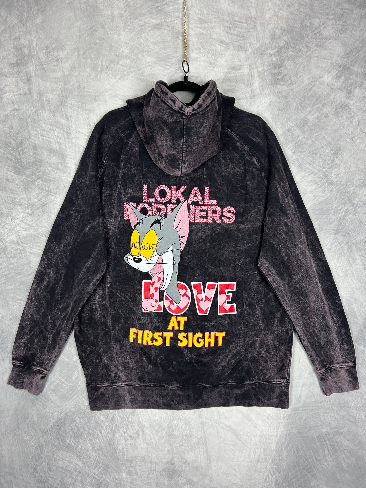 Stonewash Black Lokal Lovers Hoodie *Size XL