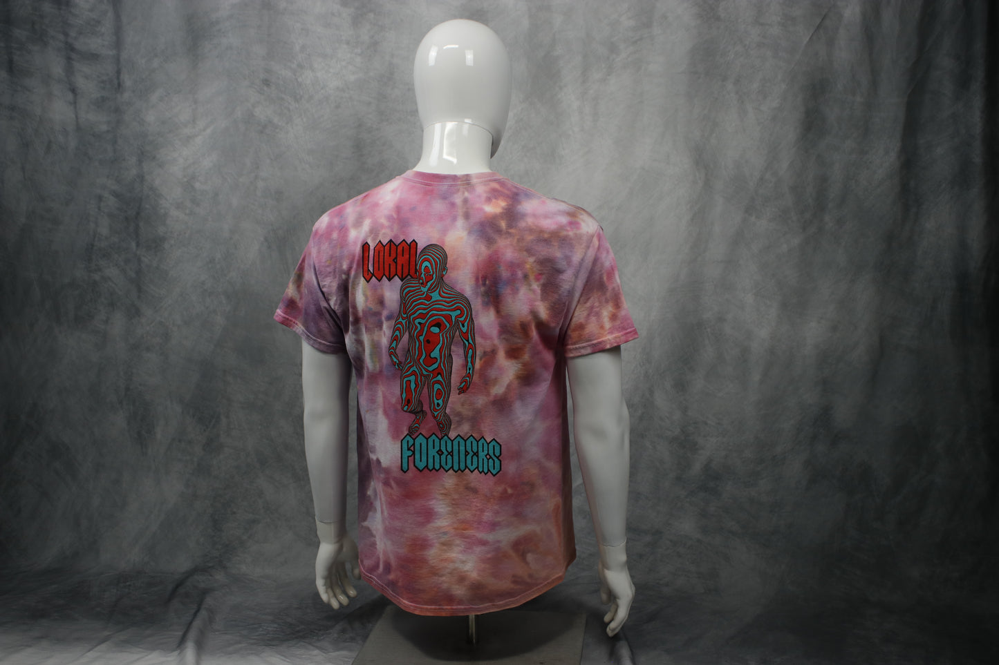 3D Optics Tie Dye Pink