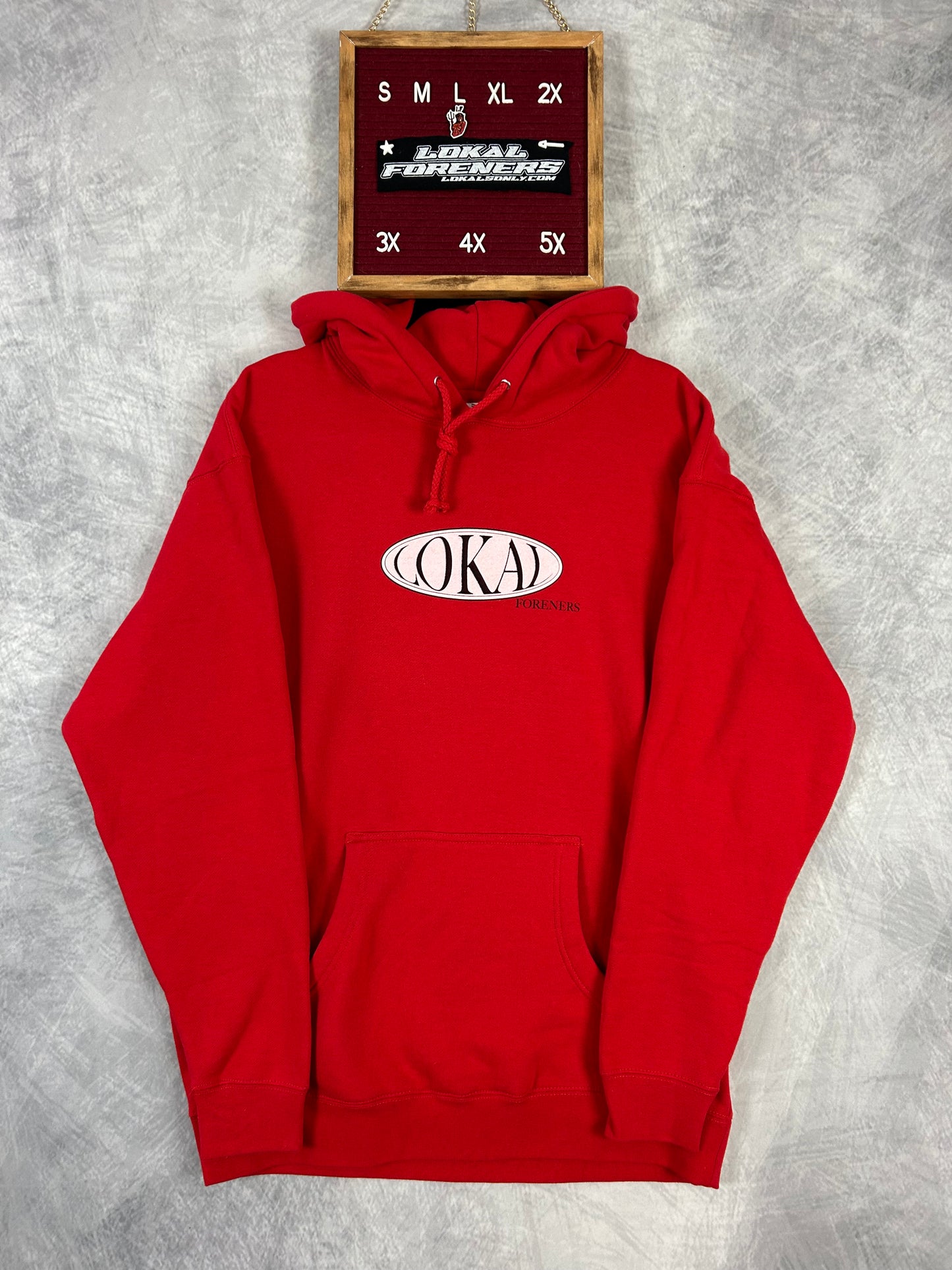 THERMO INK Classic LF Premium Red Hoodie (Large)