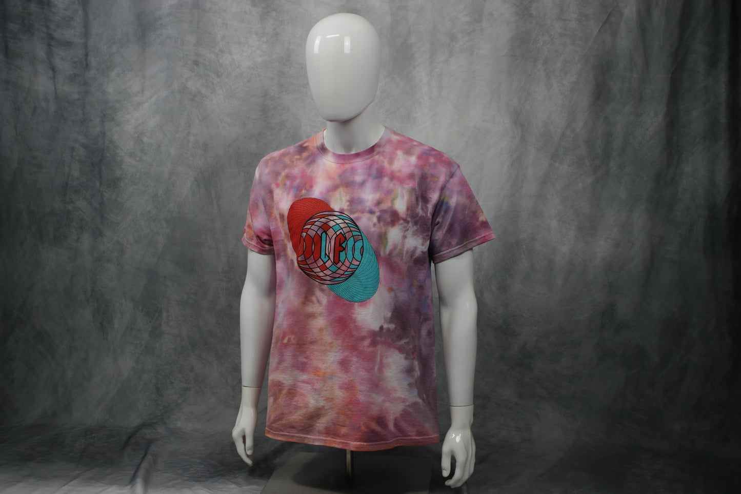 3D Optics Tie Dye Pink