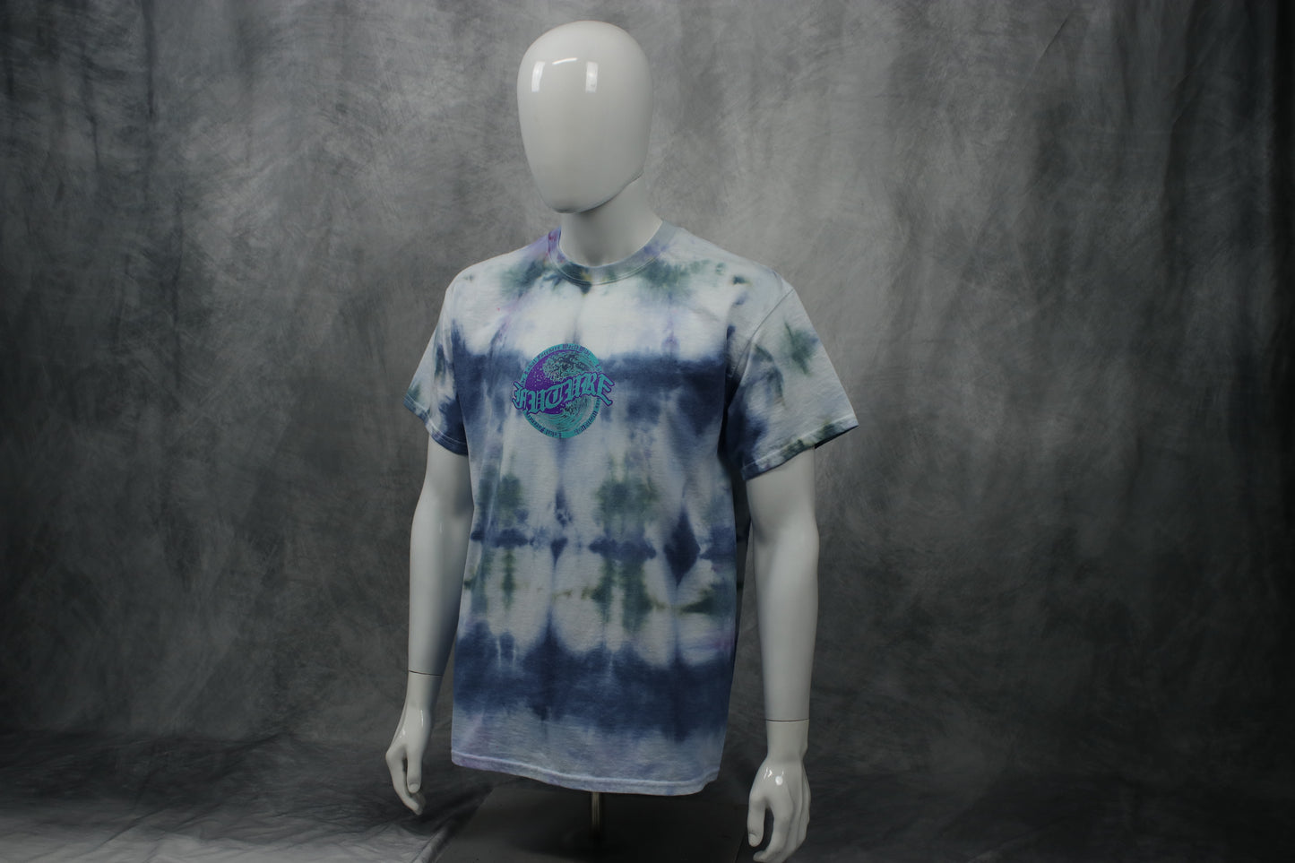 Blue Purple Future Wave Blue White Tie Dye