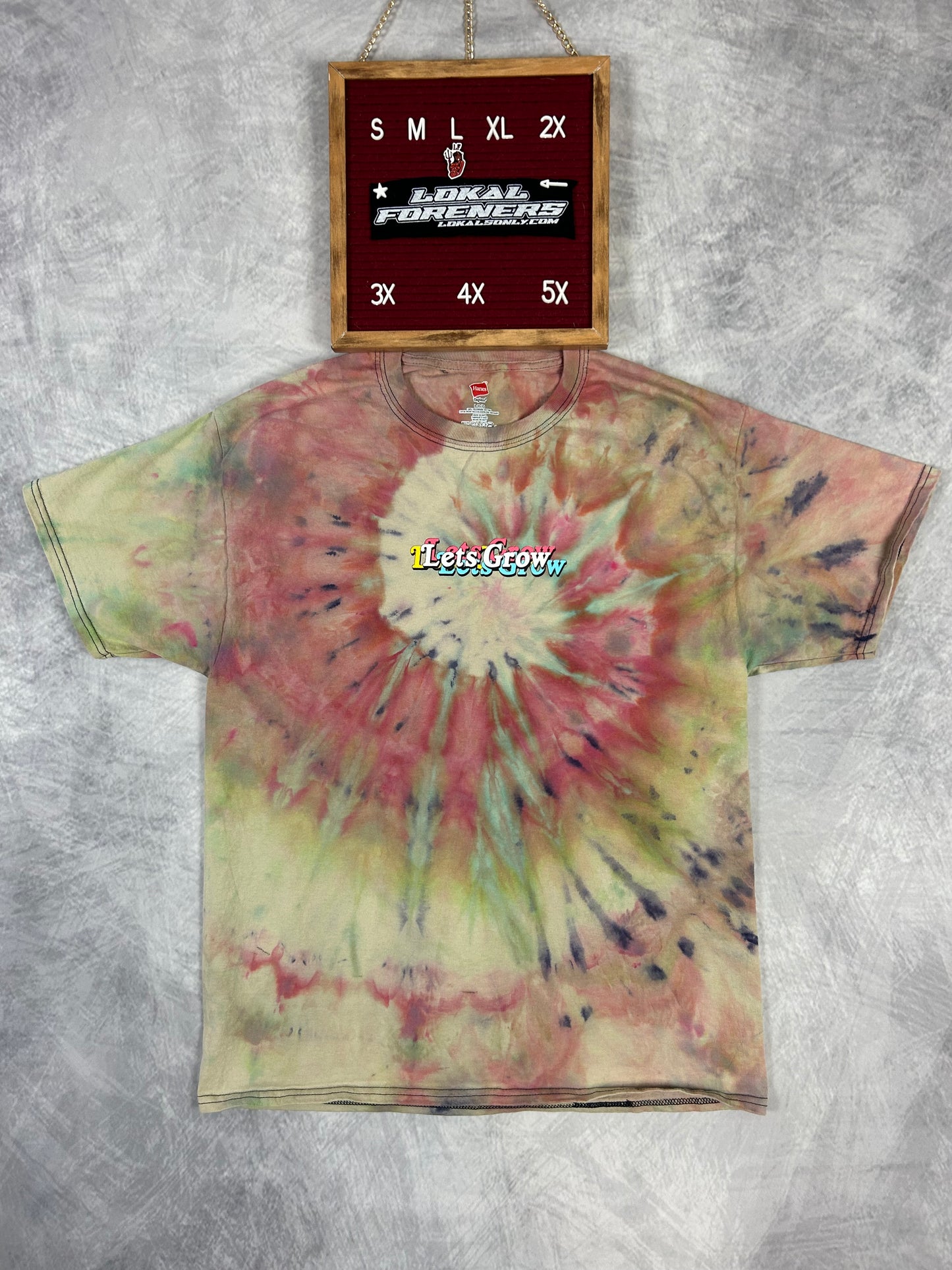 Flower Power Reverse Tie Dye (Large)