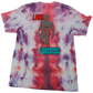 3D Optics Tie Dye Purple Red