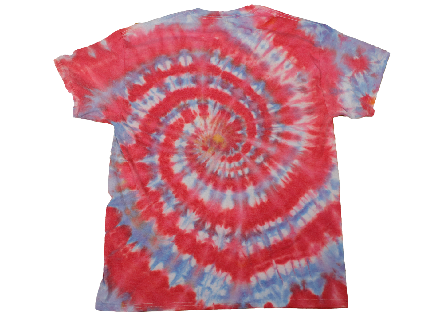 Blue Red Future Wave Tie Dye