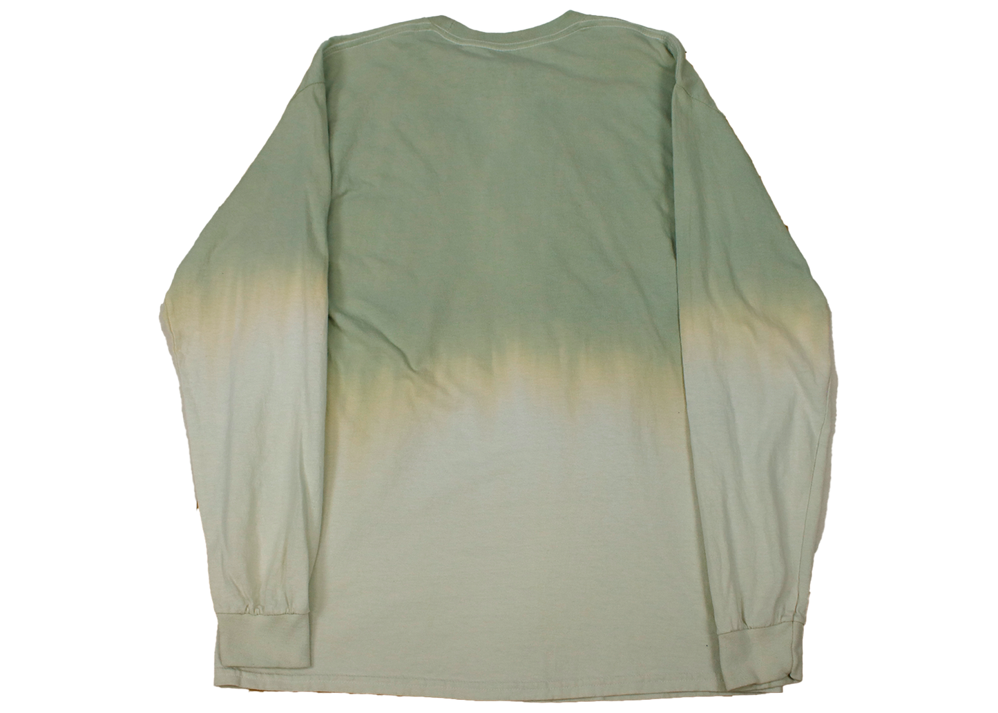 Yellow White Future Wave Green White Tie Dye - Long Sleeve