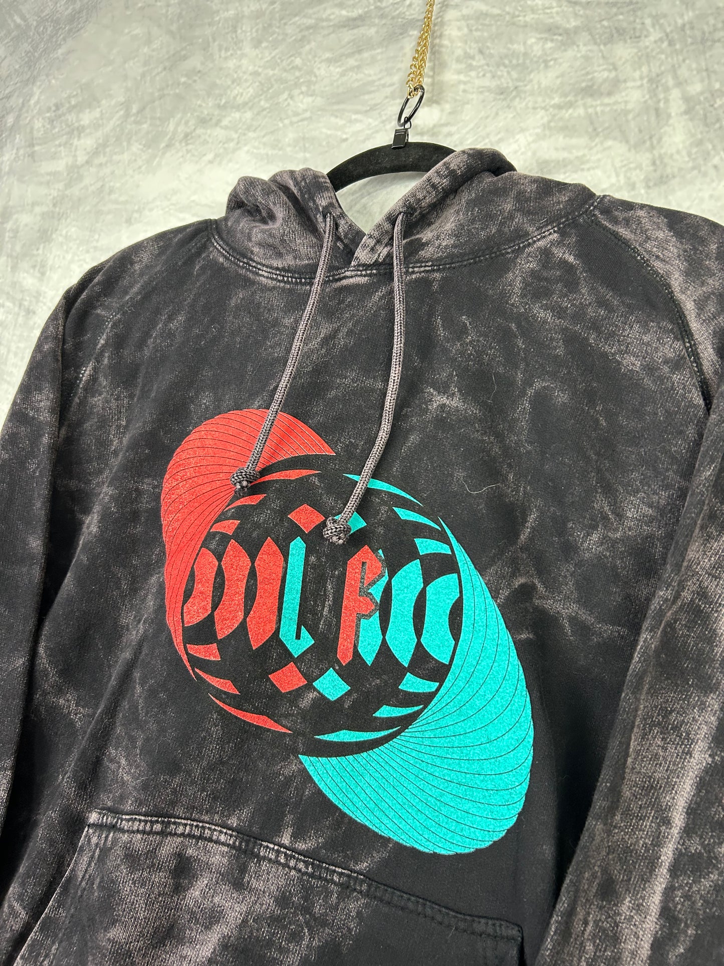3D Optics Vintage Wash Hoodie